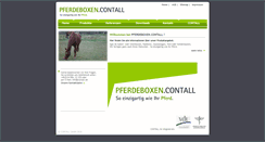 Desktop Screenshot of pferdeboxen.contall.de